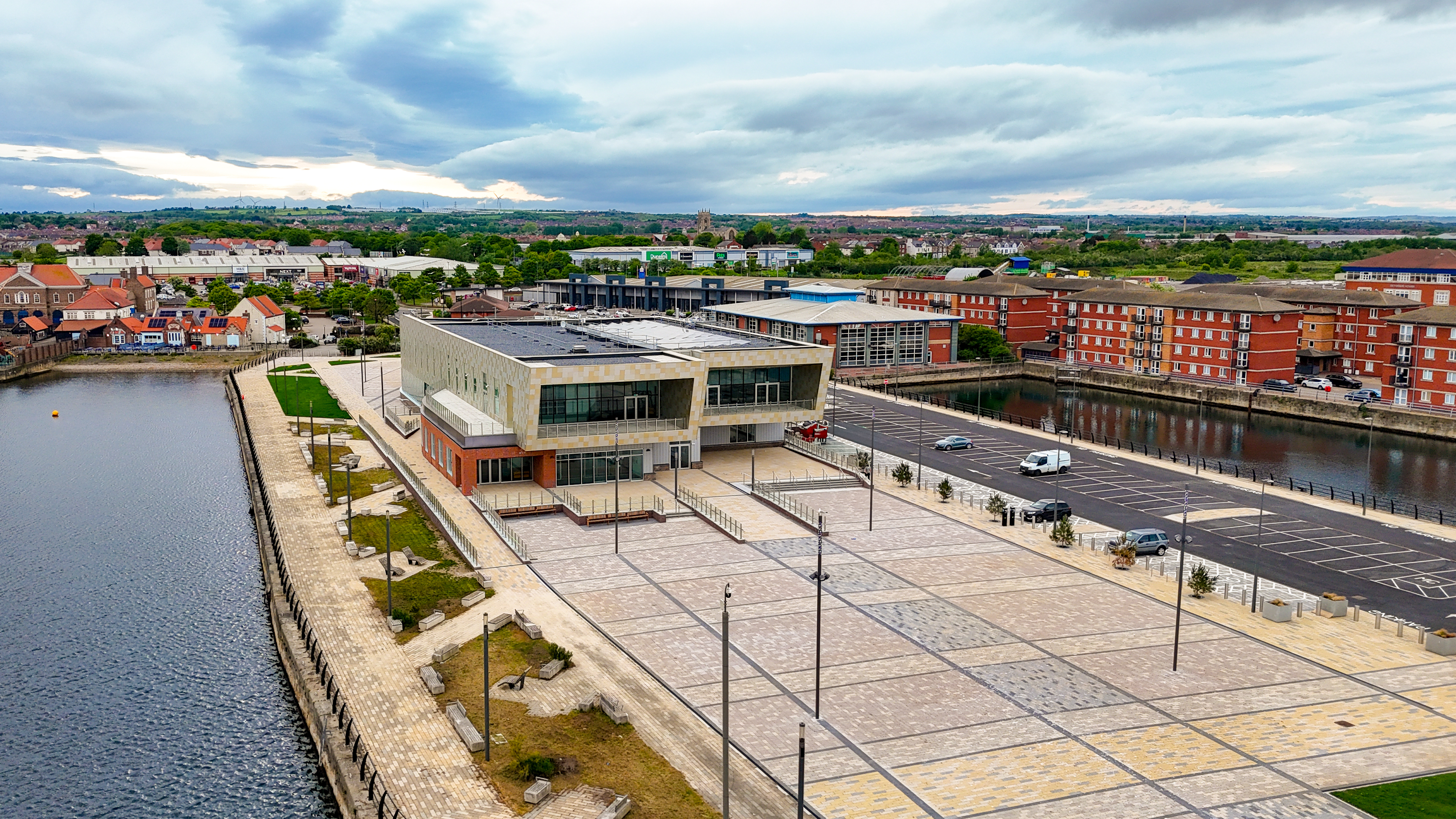 Birdseye shot of Highlight Active Wellbeing Hub